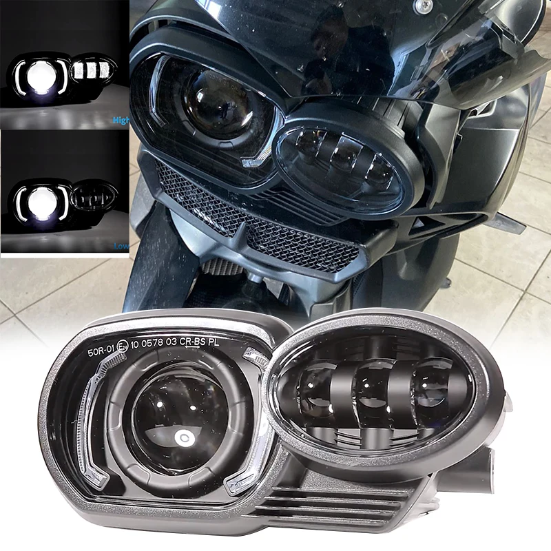 Motorcycle-LED-E24-Headlights-For-BMW-K1200R-2005-2009-For-BMW-K1300R ...