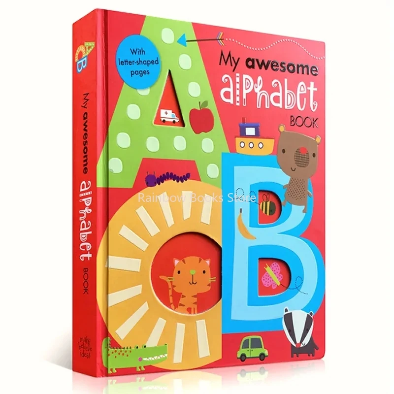 3 Pezzi Il Mio Fantastico Alfabeto Abc + Conteggio + Nursery Rhyme Board Book Baby Kids 3D Letter Number 123 Learning