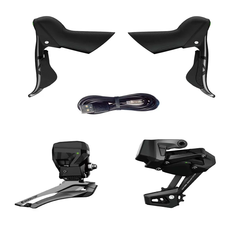 Transmission électronique Sans Fil Wheeltop EDS TX Pour Vélo - Fibre De Carbone - Compatible 7 à 13 Vitesses