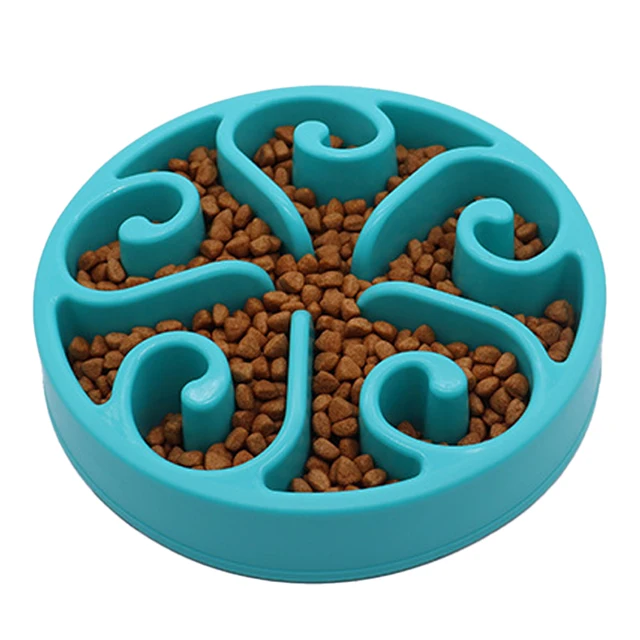 Pet Dog Slow Feeder Bowl Fun Non Slip Slower Food Feeding Dishes Eco Dog food anti tipping Dog Bowl for Medium Small Dogs Puppy 6