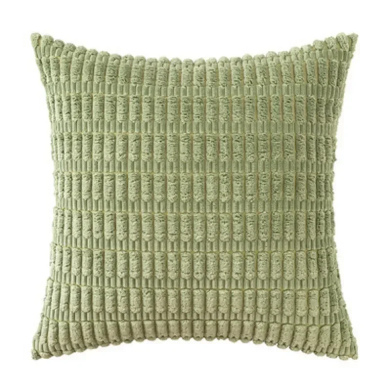 

Luxury Corduroy Wave Stripes Cushion Covers 45X45CM Thick Geometry Pillows Cover Sofa Chair Seat Pillow Nordic Decor