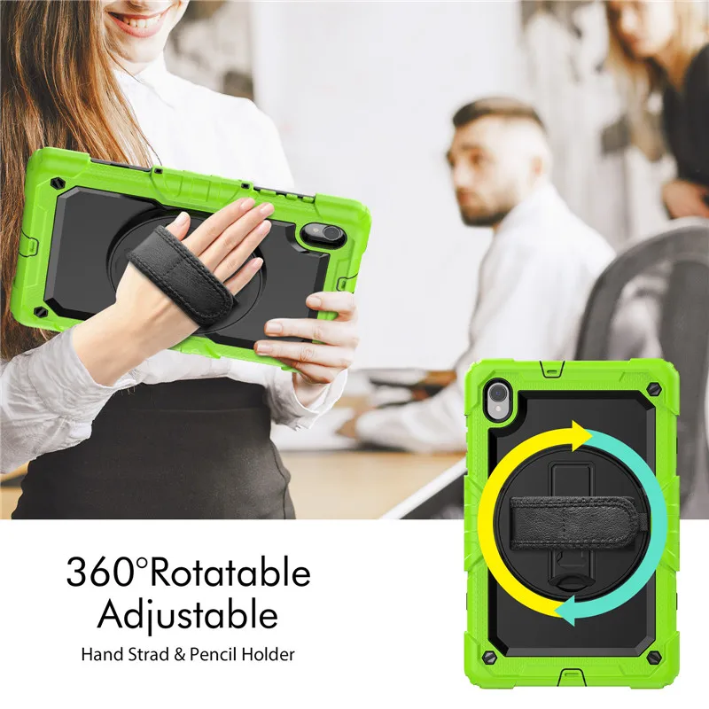 레노버 탭 M10 HD 2 세대 TB-X306F/X 케이스 아머 충격 방지 태블릿 커버, M10 3 세대 10.1 TB-328FU Funda Capa + PET 스크린