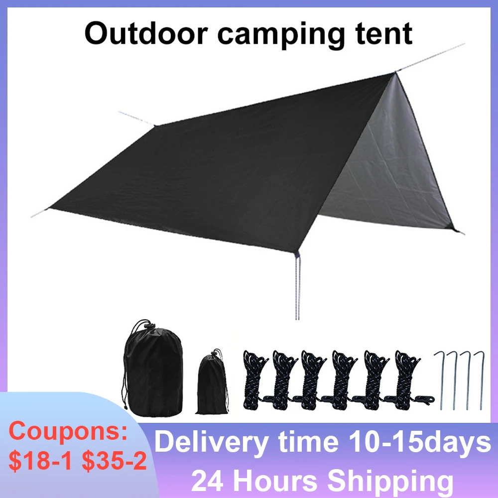 OutdoorCampingTarpHangPointsTentTarpaulinAwningGardenCanopy