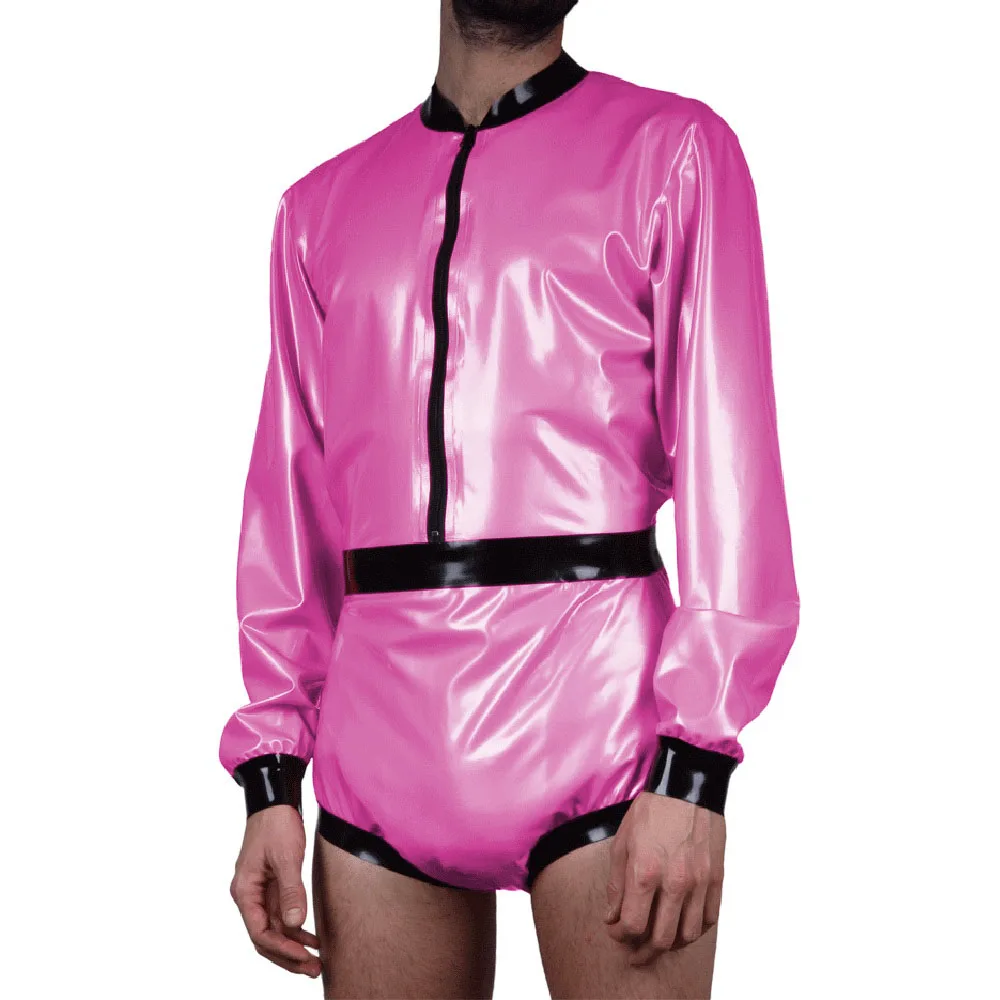 One Piece Faux Leather Clubwear / Roleplay