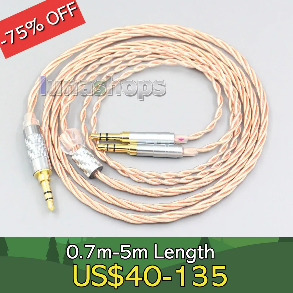 Silver Plated Occ Shielding Headphone Cable For Hifiman Sundara Ananda