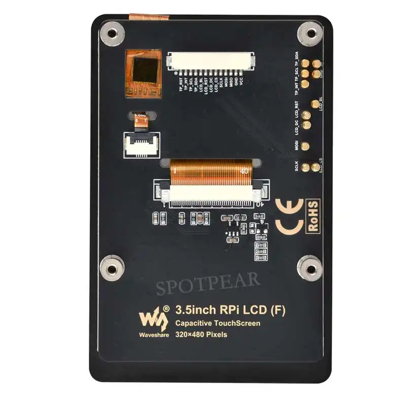 Raspberry Pi 3.5 inch LCD F Display Capacitance TouchScreen 320x480 60fps ST7796 GT911 Also For Arduino/Pico2/ESP32/RP2040/RP235 image 6