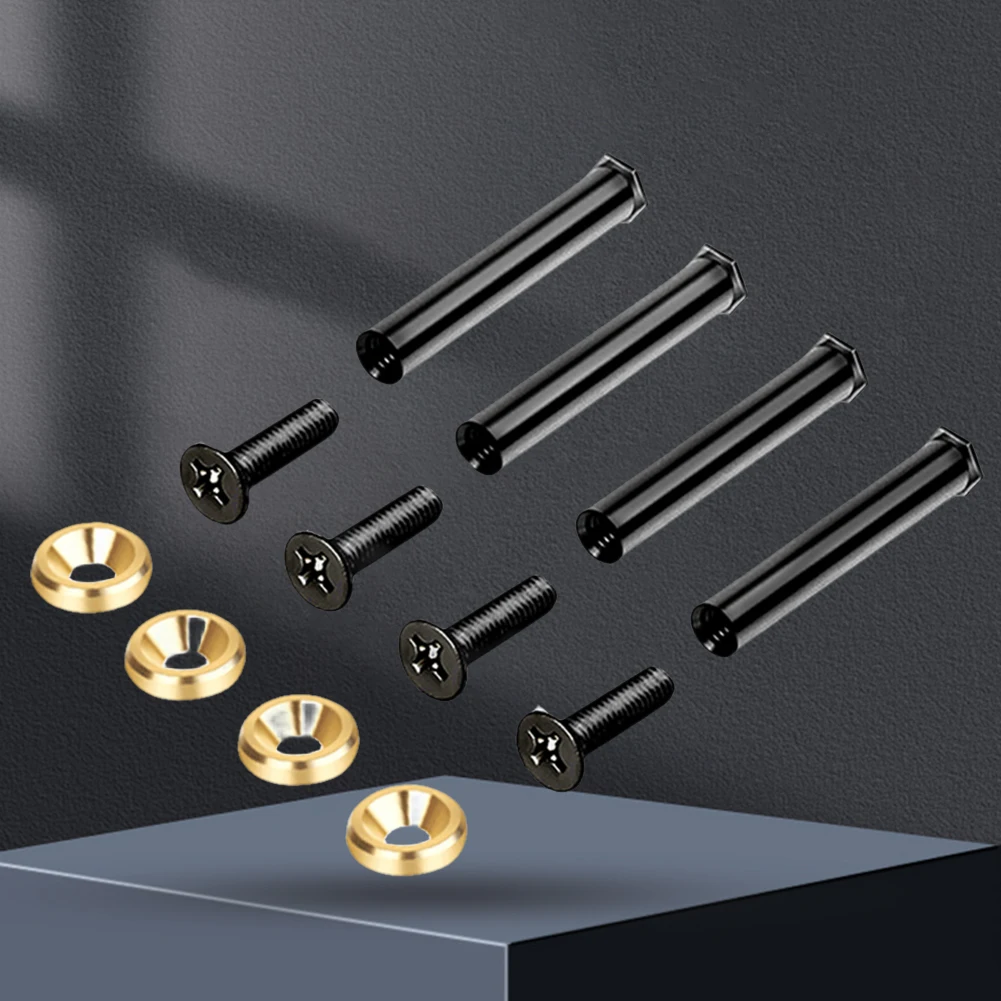Computer Radiator Fan Screws Set Cooling Fan Nut Screws Quiet Operation Fixing Chassis Metal for PC Case computer radiator fan screws