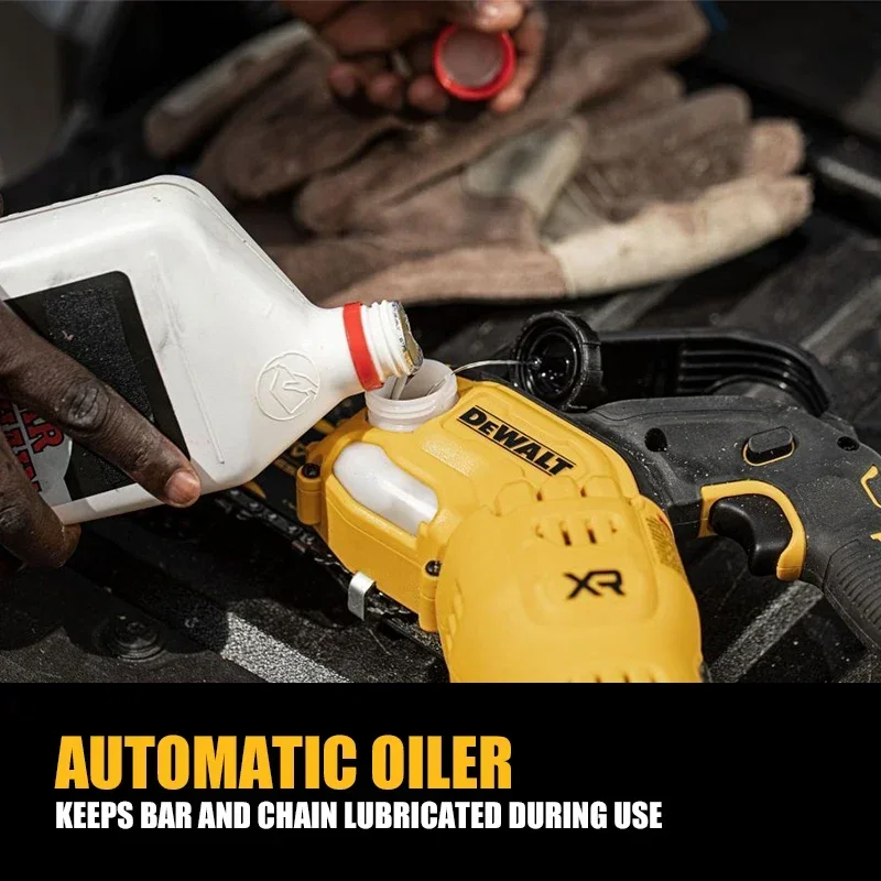 DEWALT 브러시리스 무선 전정톱, DCMPS520, 20V 전동 공구, 8.6 M/S