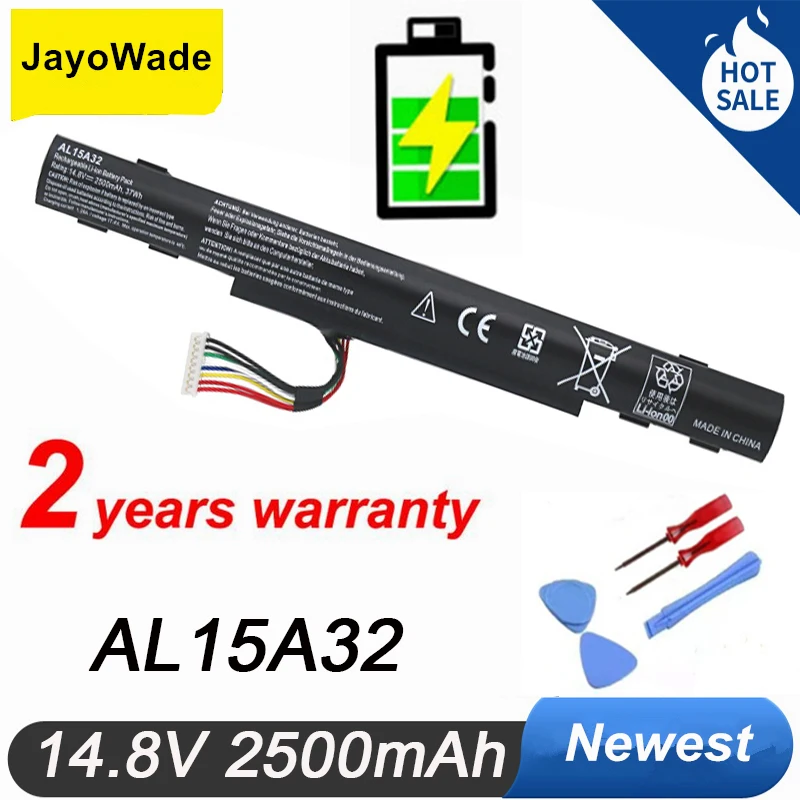 

New AL15A32 Laptop Battery For Acer Aspire E5-422G 472 E5-473 E5-473G E5-522 522G E5-532 E5-532T E5-573G E5-553G V3-574G AL15A32