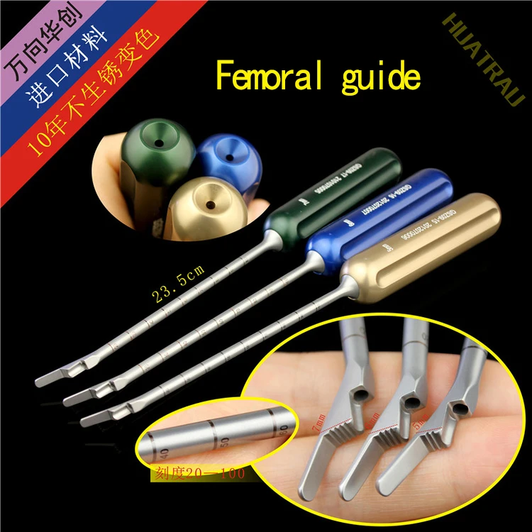 

Keywords femoral guide; orthopedic instruments; medical sports medicine; cruciate ligament repair; aiming device; top rod holder