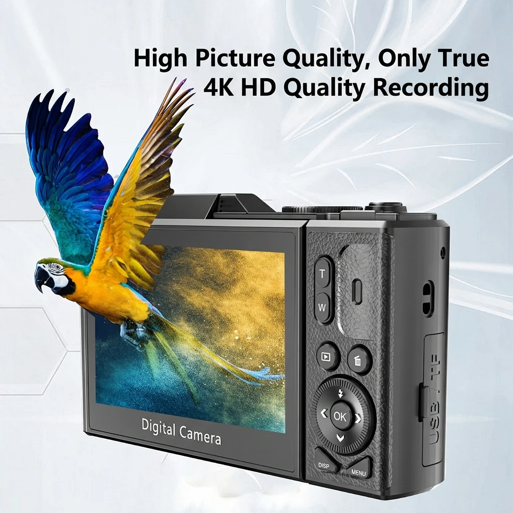 Caméra Action 4K 30fps Étanche 30m avec Écran Tactile et Stabilisation