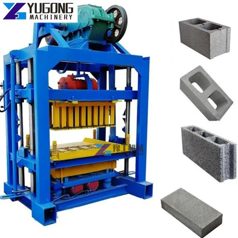 4 Piece Bricks Machine Manual Block Making Machinery Small Manual