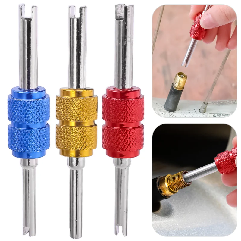 

Car Tire Valve Core Stems Remover Tools Screwdriver Auto Truck Bicycle Universal Wheel Tyre Repair Tool Dual Use Car Accessories