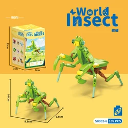 Insect - Themed Mini Building Blocks Set - Creative 3D Construction Toy - No box (S0002 - 6)