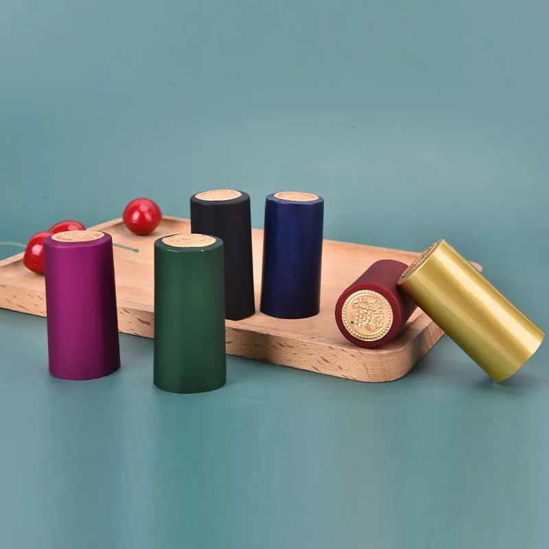 Wine Heat Shrink Shrinkable Plastic Caps Films Sealing Cap Red Wine Bottle Disposable Sealing Film Heat Shrinkable Film 100pcs bottle seals