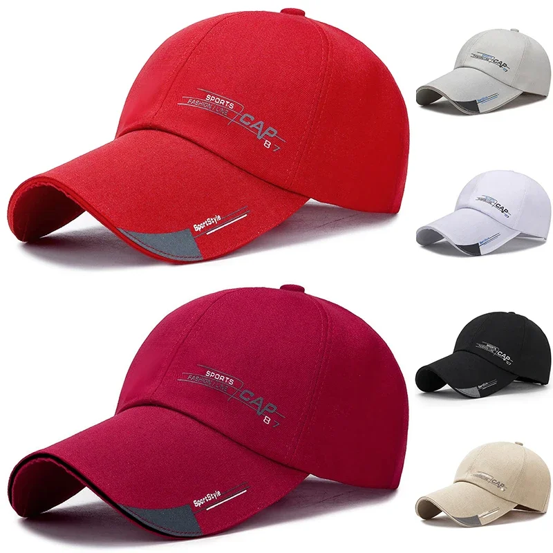 Spring and Autumn Korean Version Baseball Lengthened Men Outdoor Fishing Sunscreen Travel Hat Casual Baseball Cap Sun Visor 2020 spring adjusted bucket fishing hats sunscreen sun cap little daisies double sided wear spring lady fisherman hat