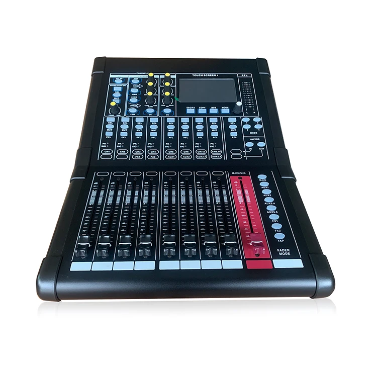 

High Quality 12 Channel Professional audio Digital Mixer built in sound card recorder