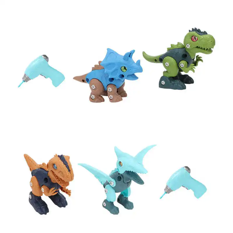 Bricks Toys Dinosaur Assemble Toy Develop Hand On Ability Educational Take Apart Animal Toys for Kids - 3