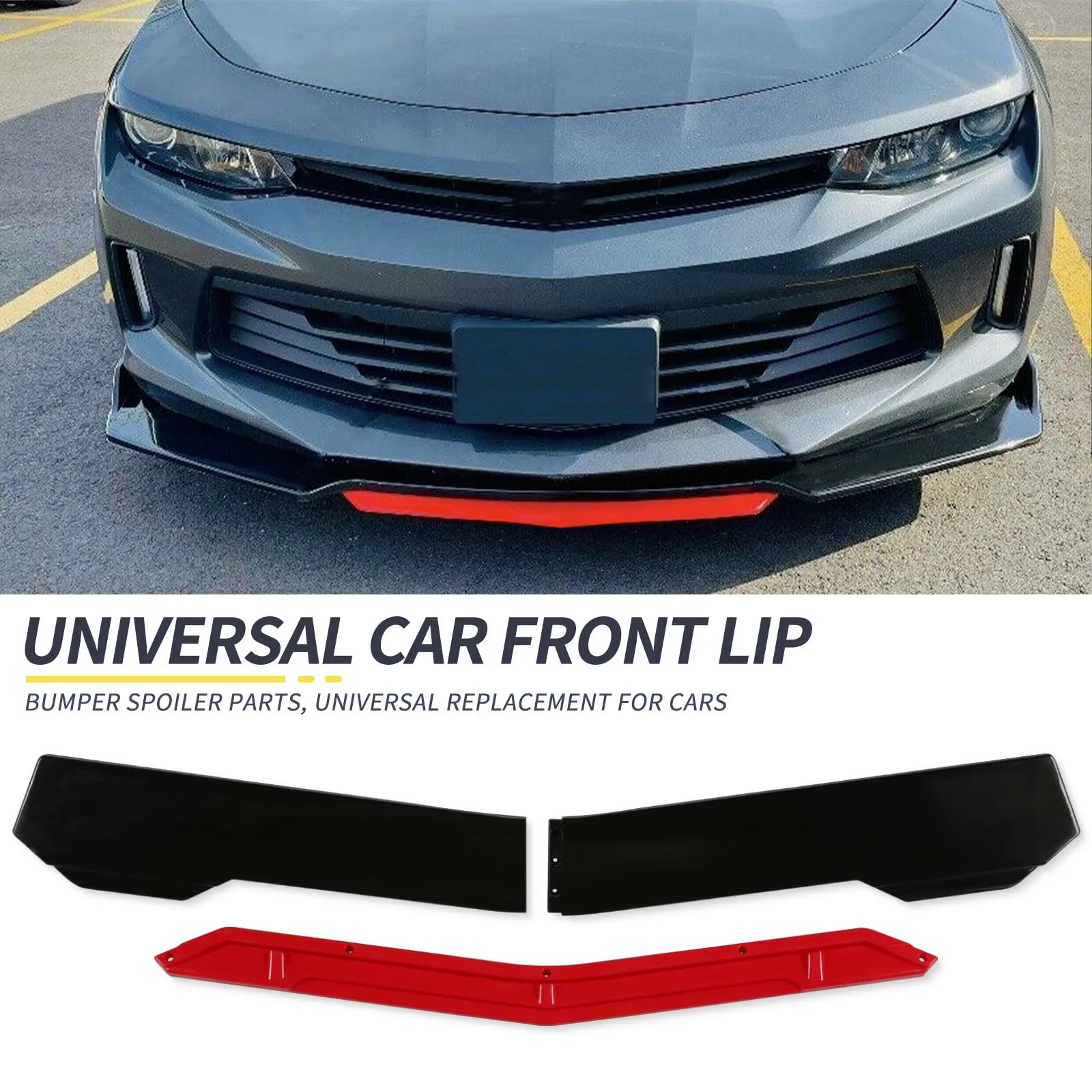 For Porsche Panamera 2012-2022 Car Front Bumper Lip Chin Spoiler Splitter Diffuser Body Kits Trim Air Dam Protector 6 colors