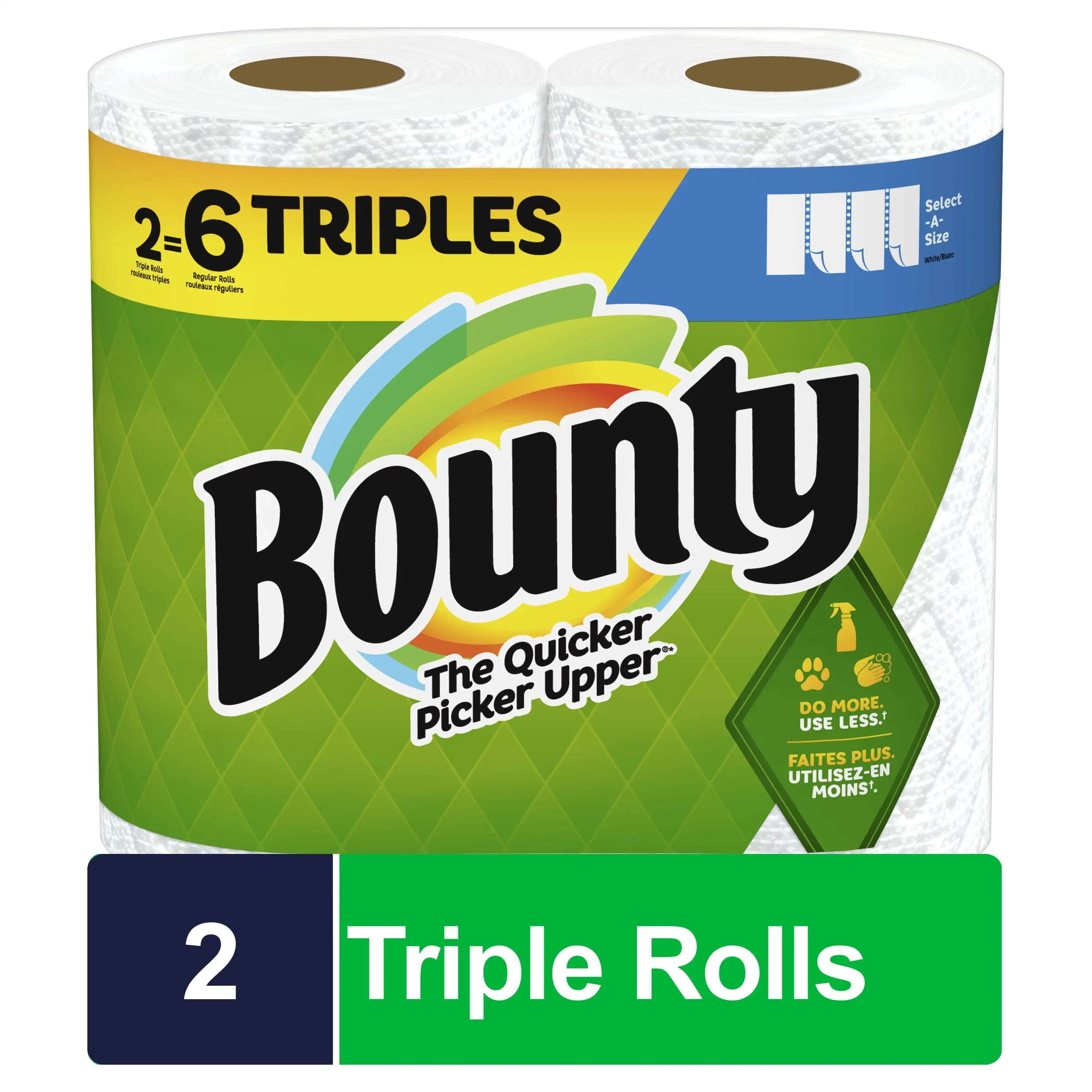 Paper Towels Select-a-Size 2 Triple Rolls It Can Be Thickened with Wet Water No Fragrance No Slag and Strong Water Absorption