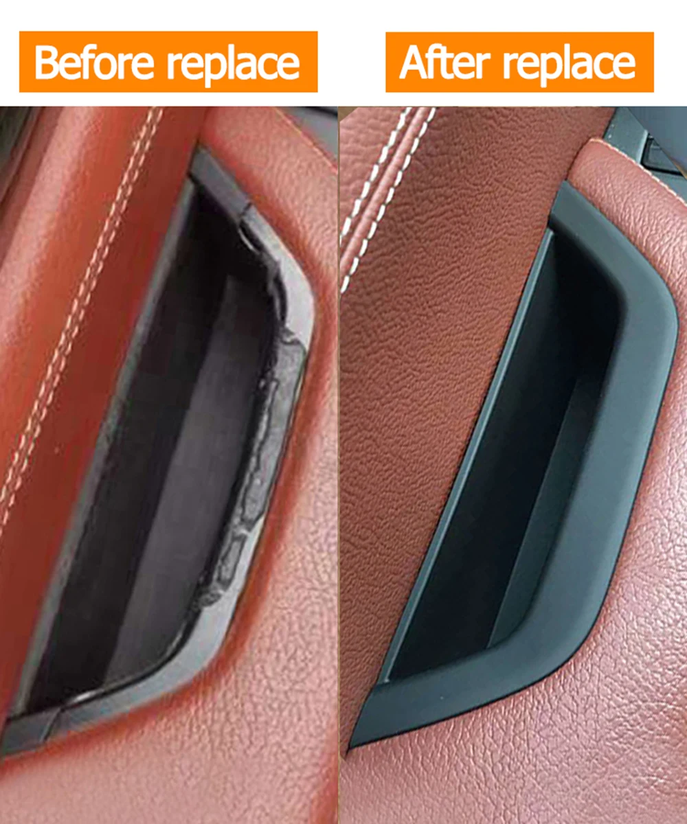 7PCS LHD RHD 자동차 내부 도어 손잡이 및 외부 커버 트림 어셈블리 교체품 (BMW X3 X4 F25 F26 용)