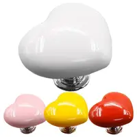 Push Button Toilet Flush Love Shape Toilet Button Assistant Sticky Drawer Pull Handle Home Decorative Bathroom Supplies 1