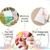 6/24pcs Artist Paint Brushes Set Round Flat Angled Filbert Nylon Hair Tips Watercolor Paint Brush for Acrylic Watercolor Gouache 5