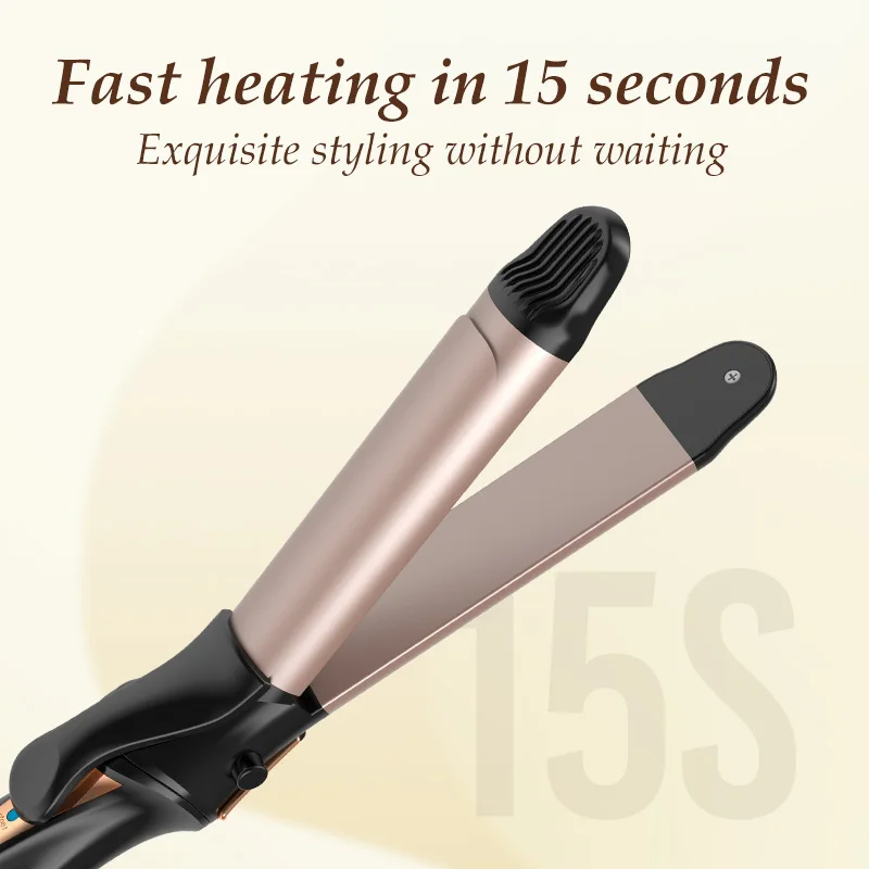 2 in 1Twist Straightening Curling Iron Combo for Curl Wave Straighten Women Hair Straightener and Curler 5