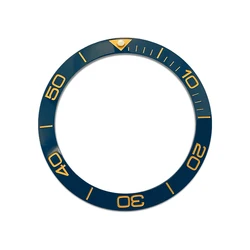High Quality 38mm Curved Ceramic Diver Bezel Insert - Premium Replacement (08)