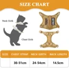 Tactical Cat Harness Leash with 2 Patches Set Puppy Vest For Military Small Dogs Pet Harnesses Working Training Cats Accessories 6
