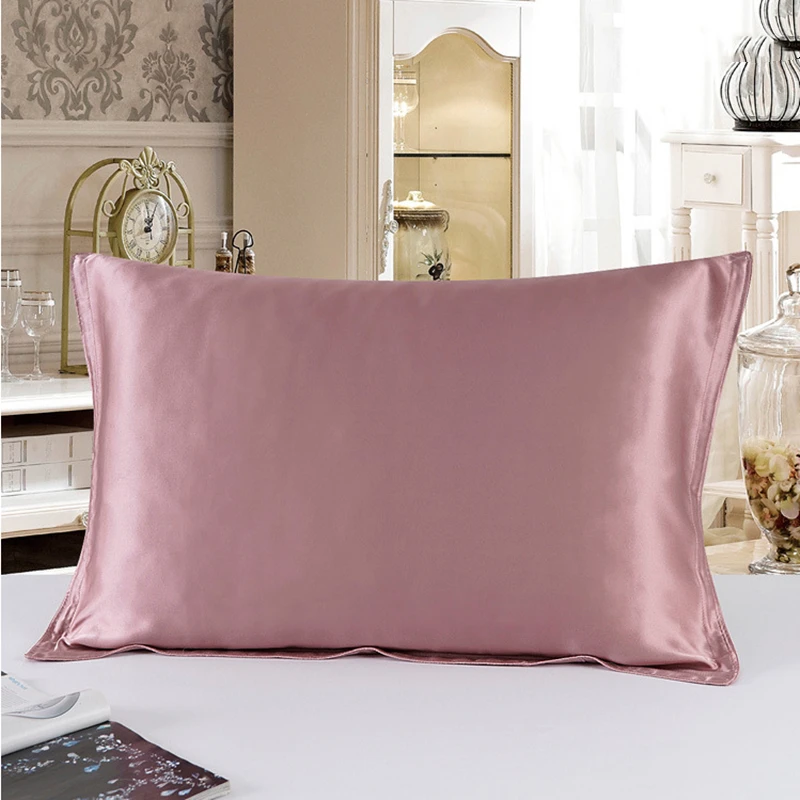 100SilkOxfordPillowcase2SidesMulberrySilkPillowCaseStandard