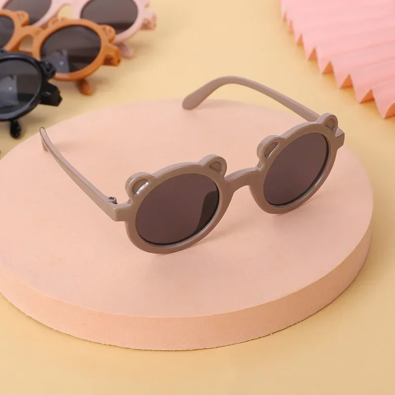 New Lovely Kids Baby Sunglasses Children Sun Glasses Round Street Beat Baby Boy Girls Eyeglasses Cute Shades Outdoor Look