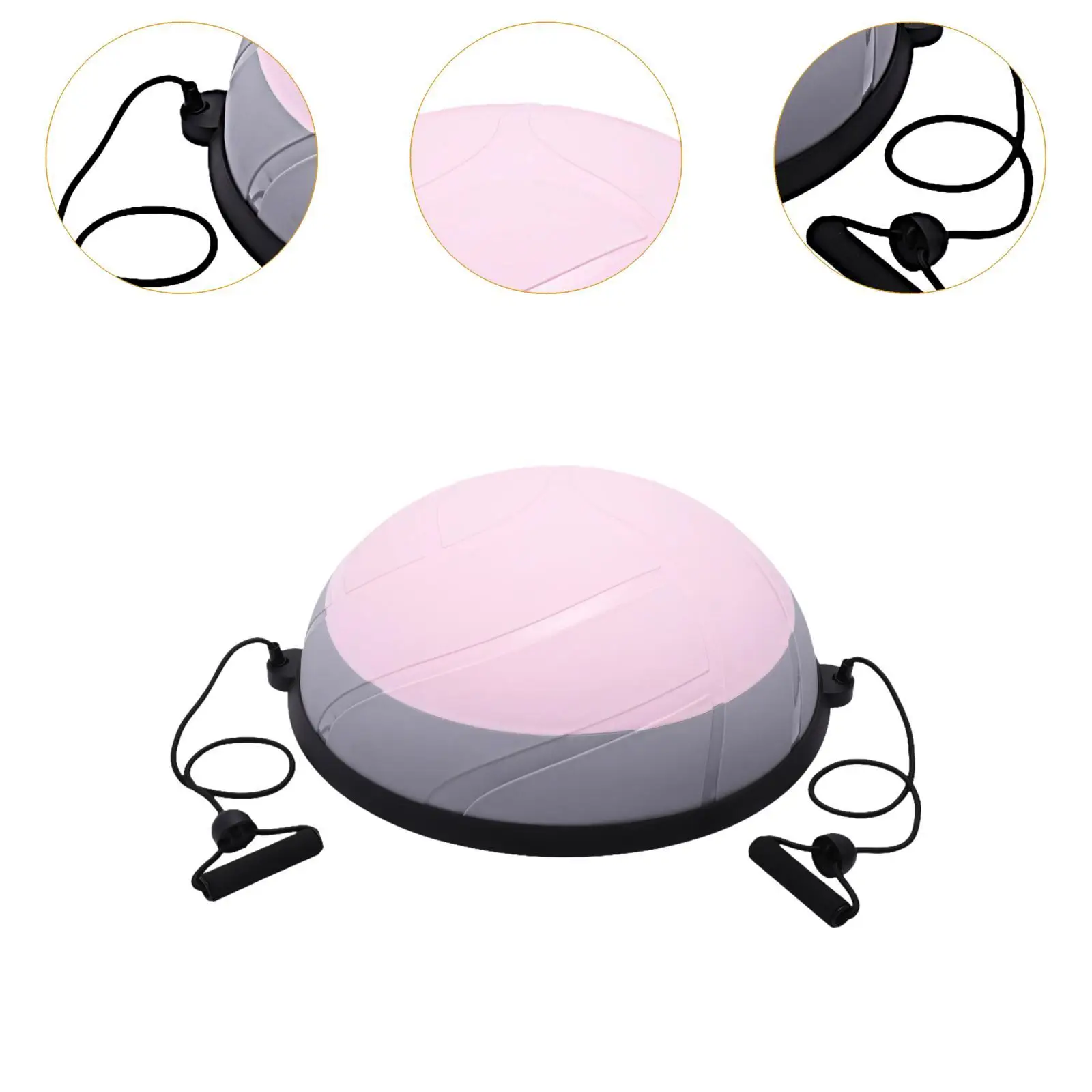 Balance Ball Nonslip Half Exercise Ball for Gymnastic Full Body Workout Home