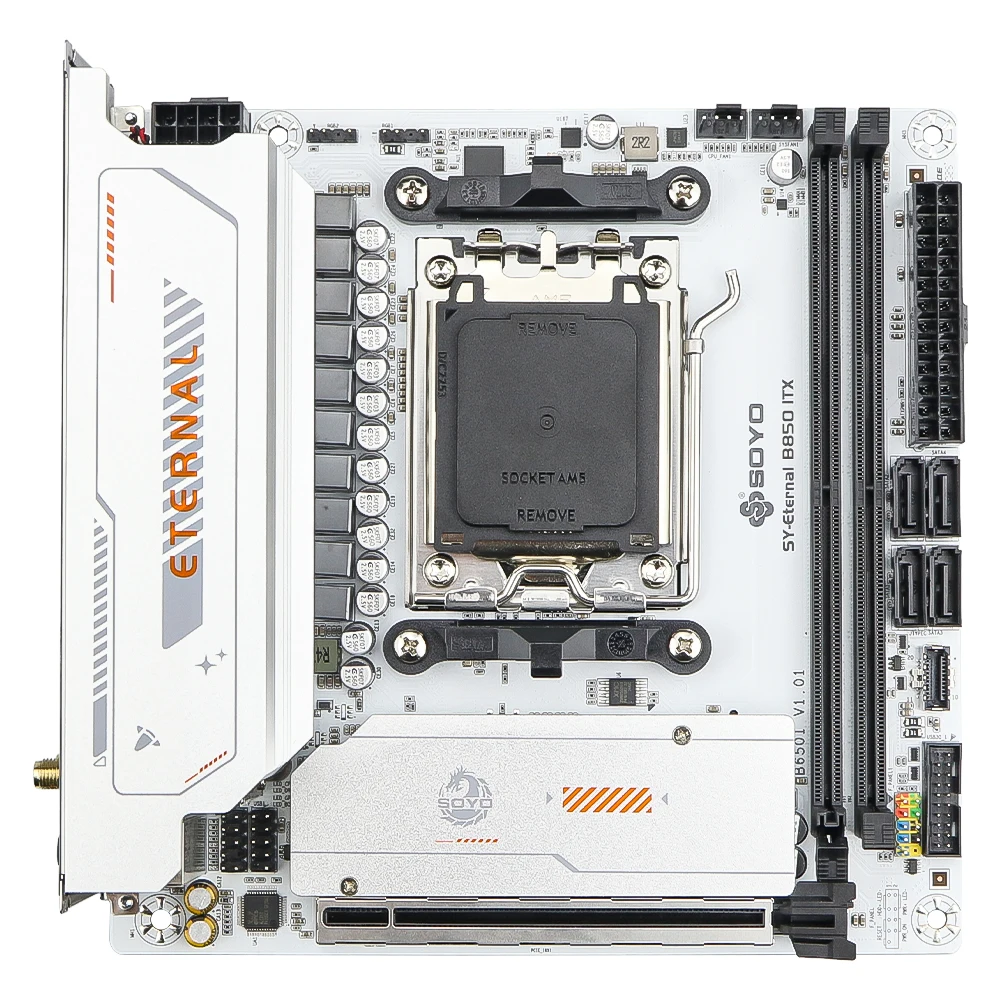 SOYO World Premiere eSport B850ITX WIFI ICE Motherboard AMD
