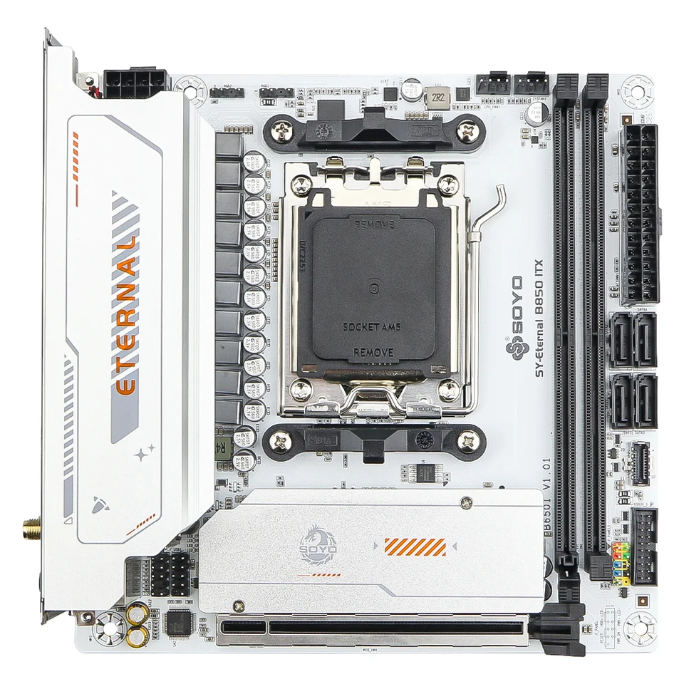 SOYO World Premiere eSport B850ITX WIFI ICE Motherboard AMD