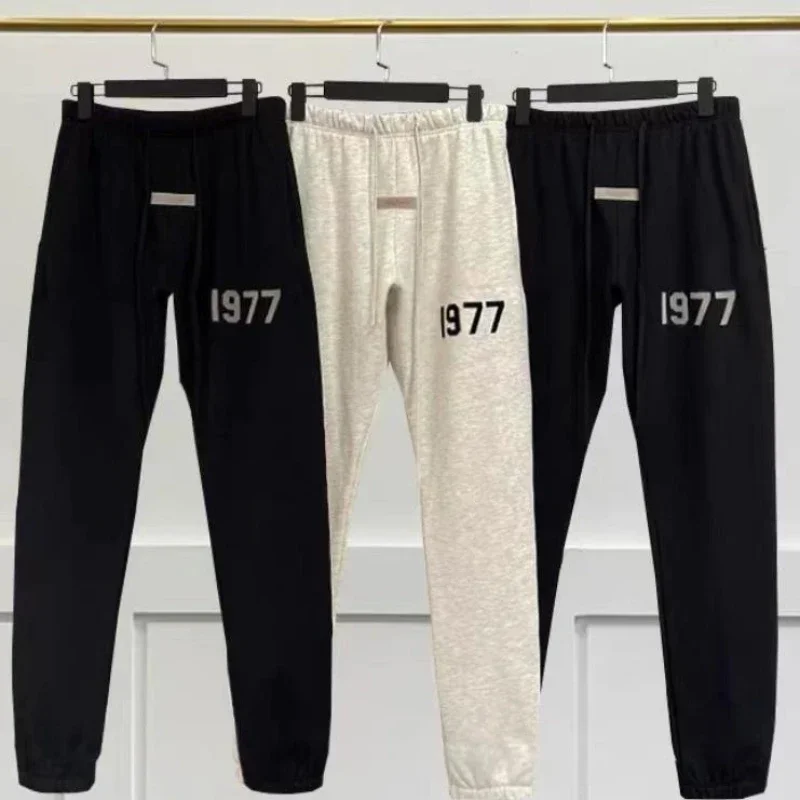 

1977 High Quality Cotton Pants, Plus Size Men's and Women's Sweatpants, Fashionable Outdoor Sports Pants