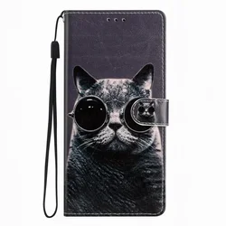 Charming Hand - Painted Floral Phone Case Cover - Galaxy M36 5G (Glassy Cat PB)