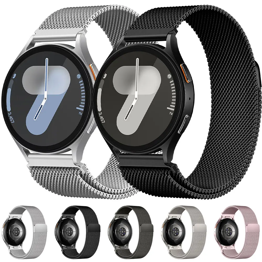 Elegant Milanese Magnetic Loop Bracelet - Premium Stainless Steel Watch Band (18/20/22mm)