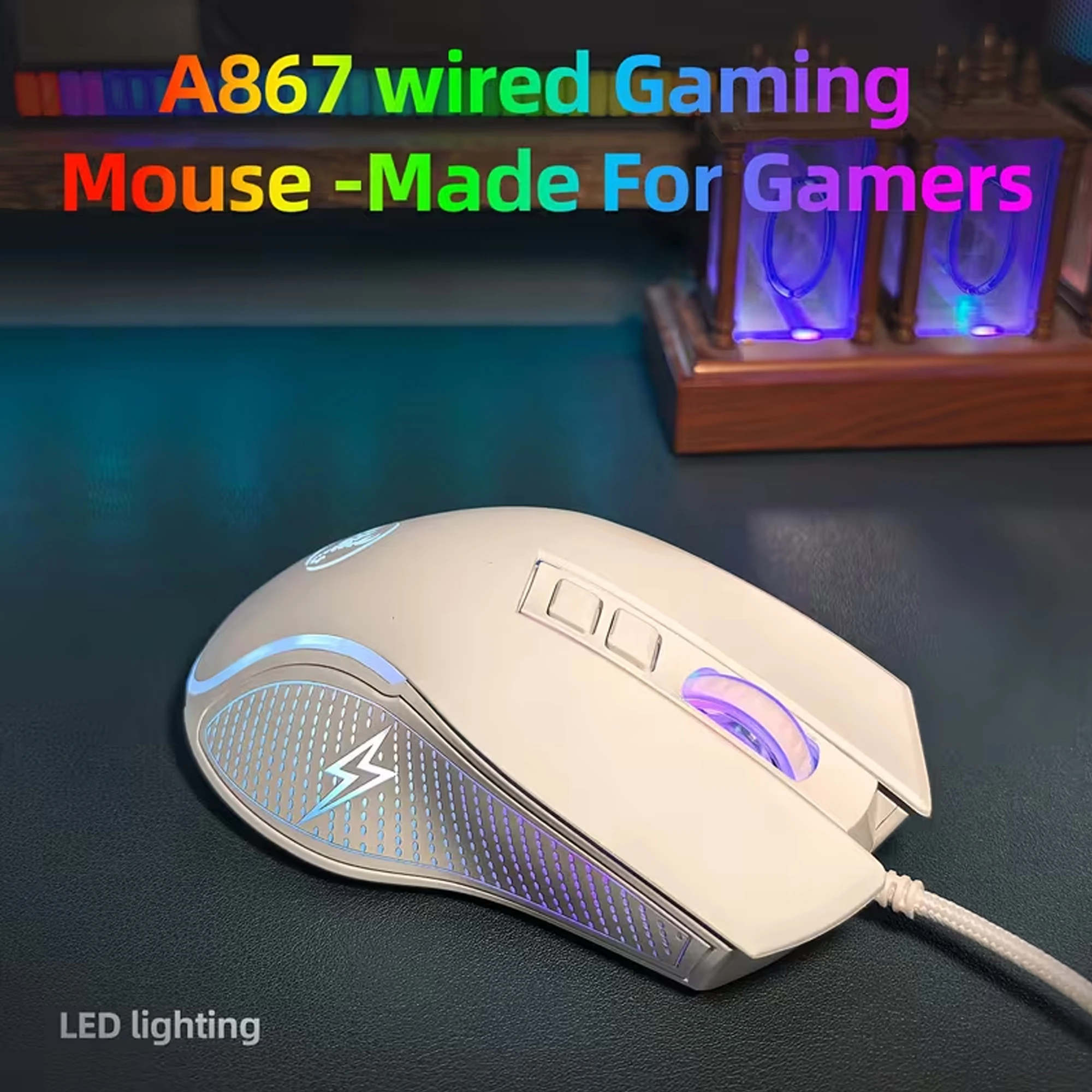 61-key Gaming Keyboard & Mouse Combo Rgb Wired Compact Ergonomic_voghion.com