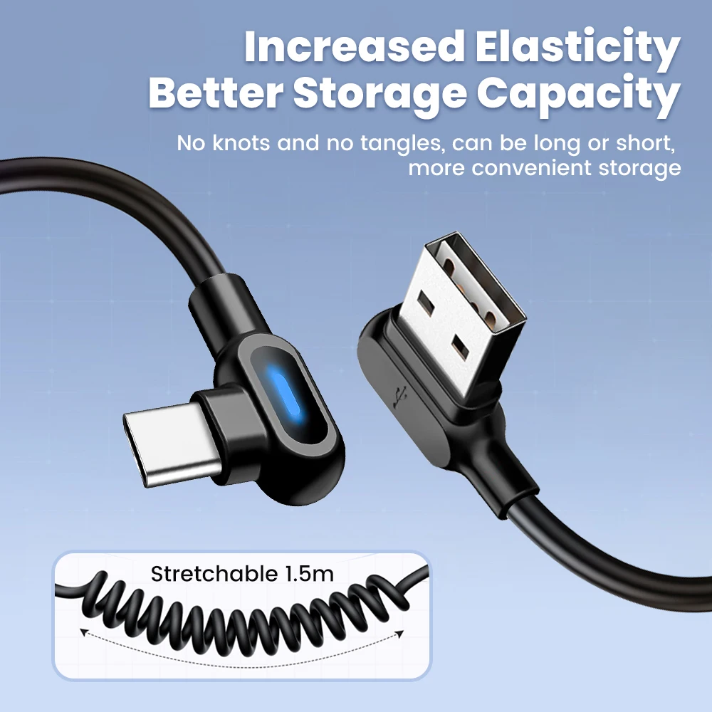 รูปสินค้า สายชาร์จ USB-C 6A ชาร์จเร็ว ทนทาน ใช้กับ Samsung & Xiaomi