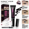 MLSMILE Peel Eyebrow Gel Long-lasting Non-smudging Waterproof Sweatproof Easy To Color Three-color Eyebrow Gel Cosmetics Makeups 3