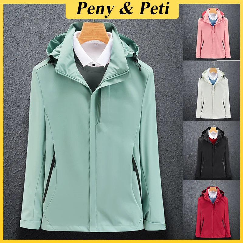 Womens Running Sports Coats Hiking Outerwear Autumn Windproof Jacket
