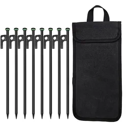Durable Camping Tent Legs and Hammer Set - Outdoor Supplies and Accessories (8PCS)
