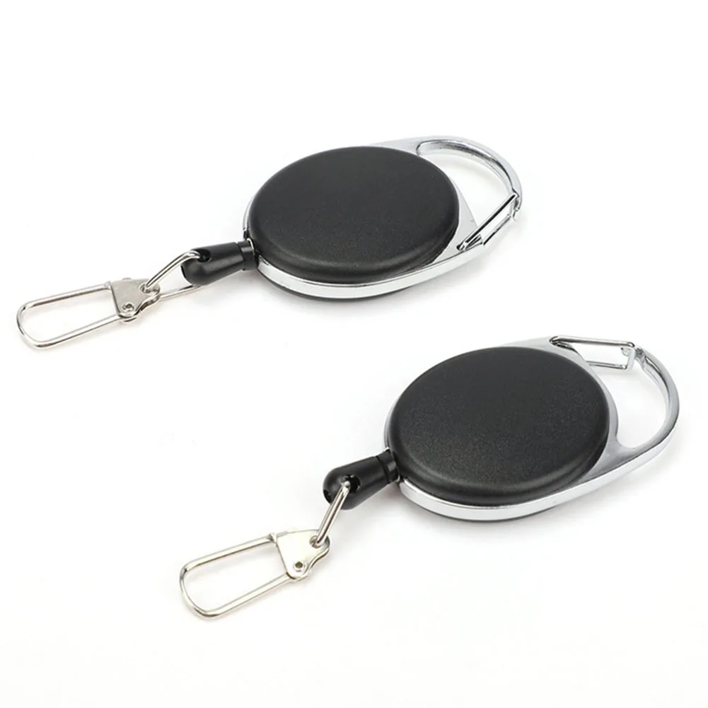Anti Lost Keychain Telescopic Buckle Anti-theft and Anti-loss Key Chain Elastic Clasp Key Ring Quick Hanging Telescopic Fob For Car