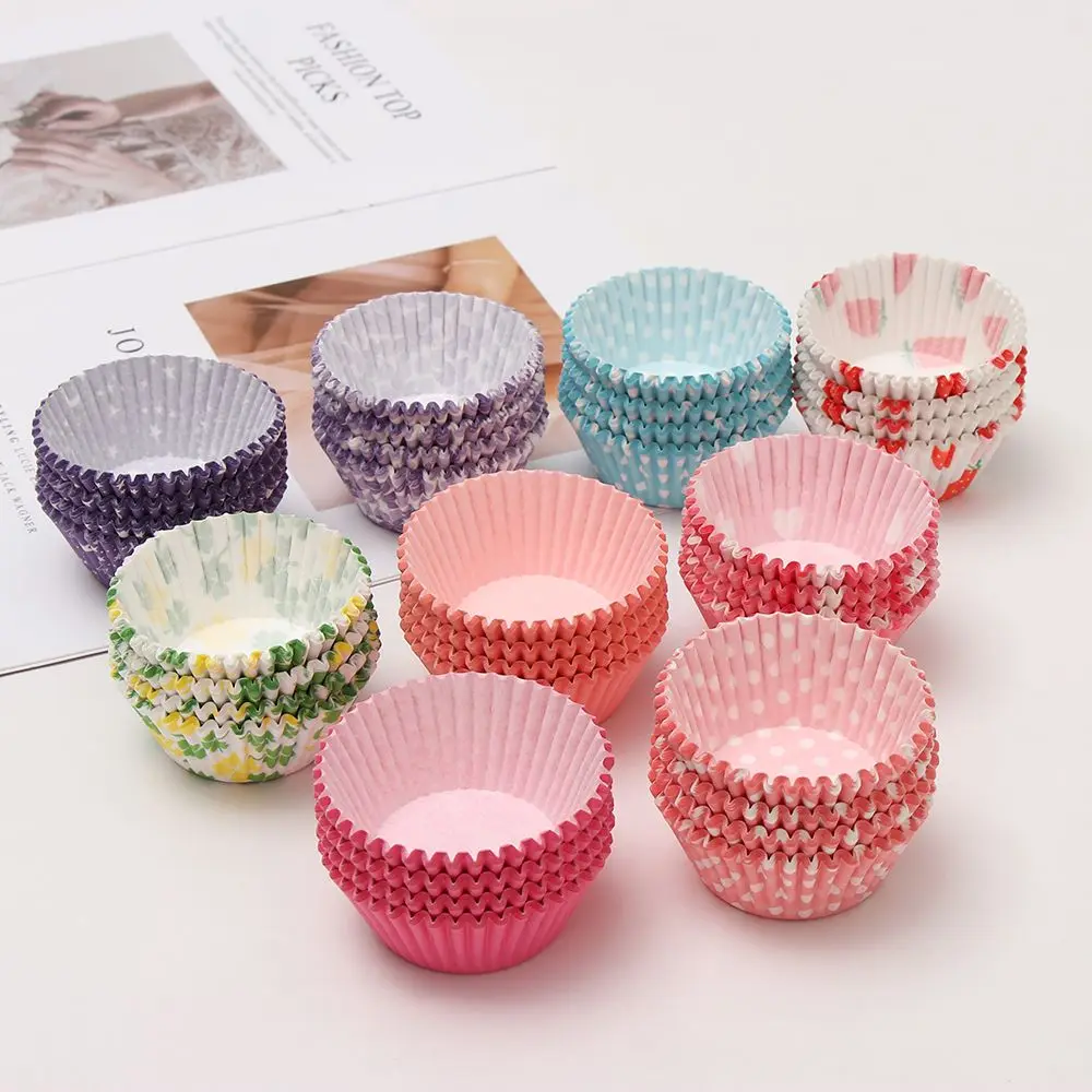 100PCS Paper Cupcake Liners Set 5