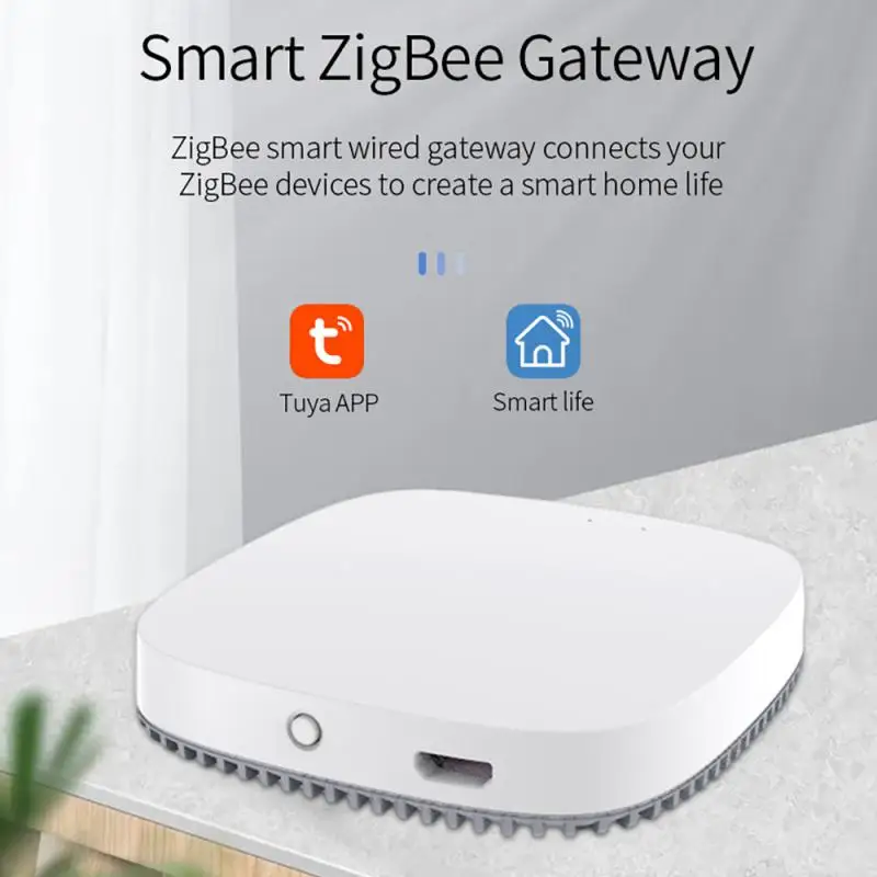 

Шлюз Tuya Smart Life многорежимный, хаб для автоматизации умного дома ZigBee, Wi-Fi мост, сетка с Bluetooth, Голосовое управление для Alexa Google