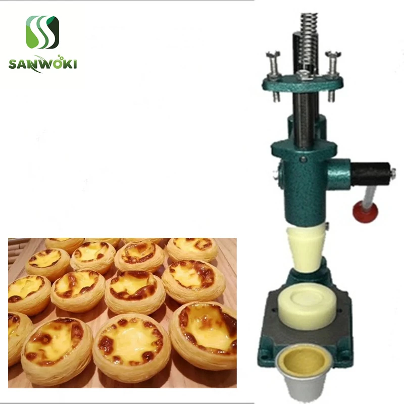 Egg Tart Making Machine Tart Shell Presser Machine Cup Shape Egg Tart Machine Manual Egg Tart