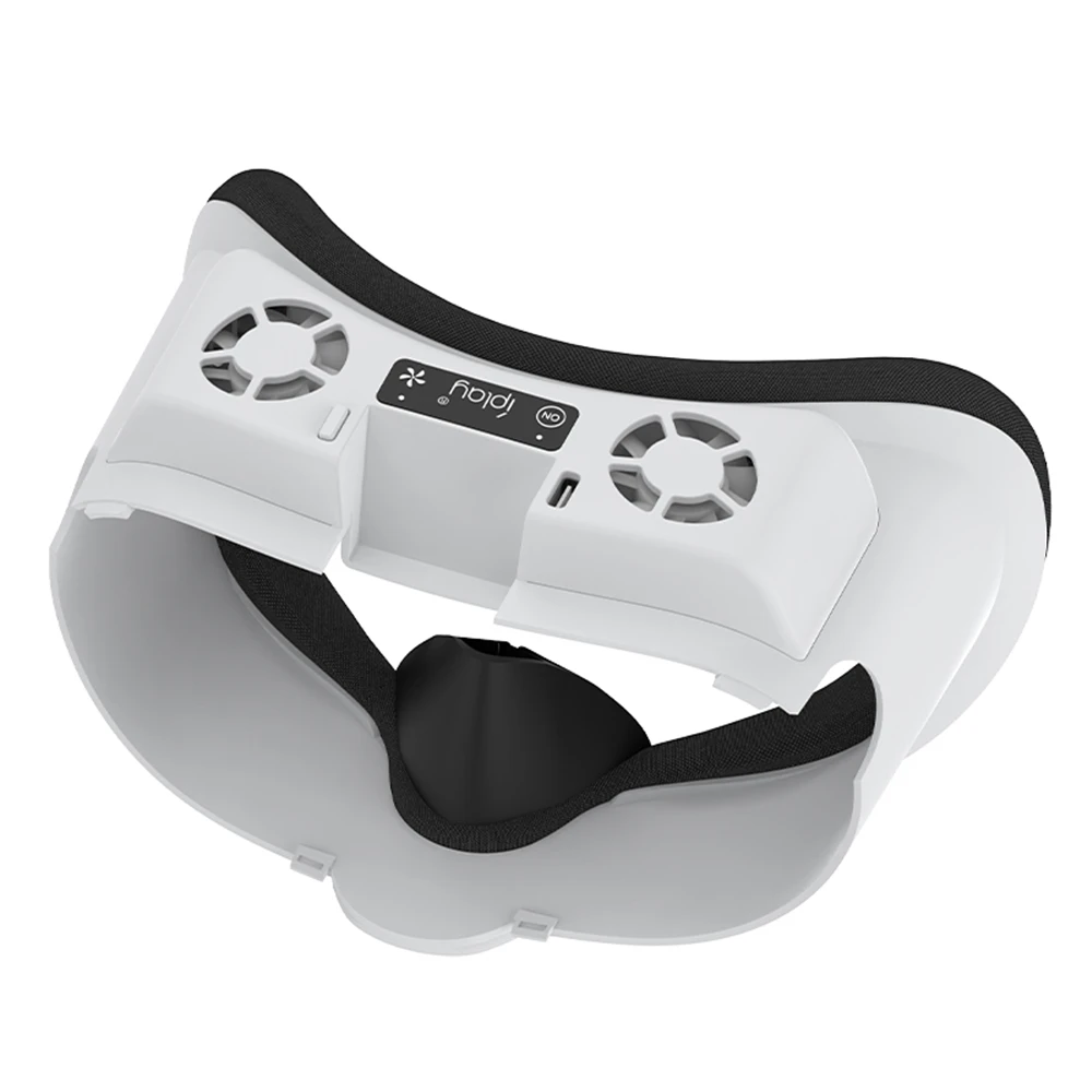 

For Meta Quest 3 Air Circulation Face Cover With Cooling Fan and RGB light VR Headset Replacement Facial Interface Mask