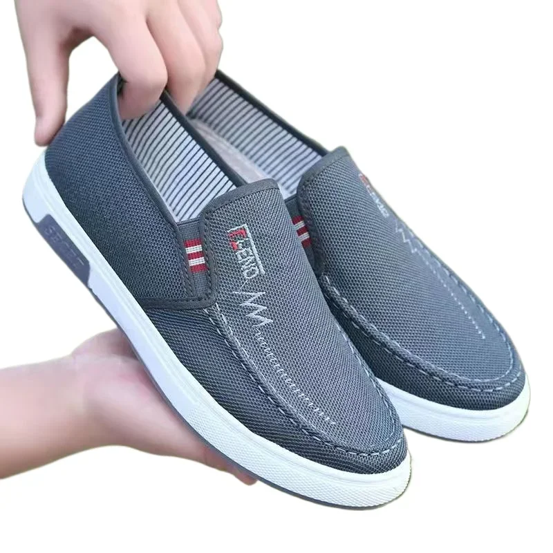 Spring Autumn New male Soft soled Shoes Outdoor non slip canvas footwear Casual comfortable flat Men's Fashion Shoes Zapatillas 5