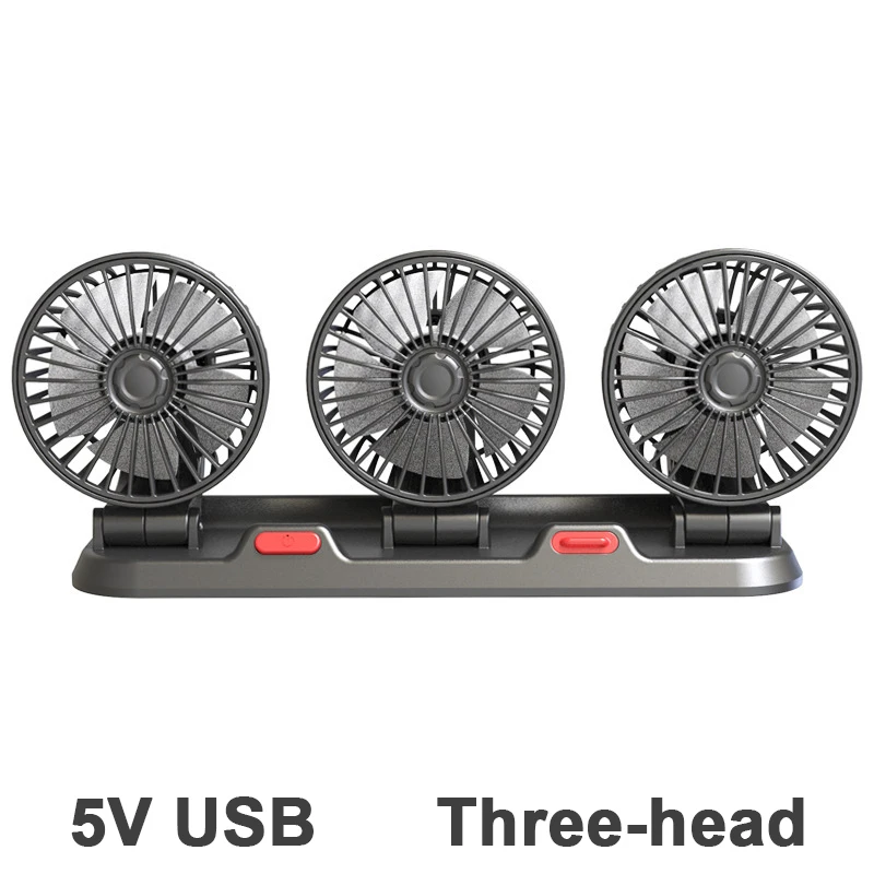 5V USB Three head